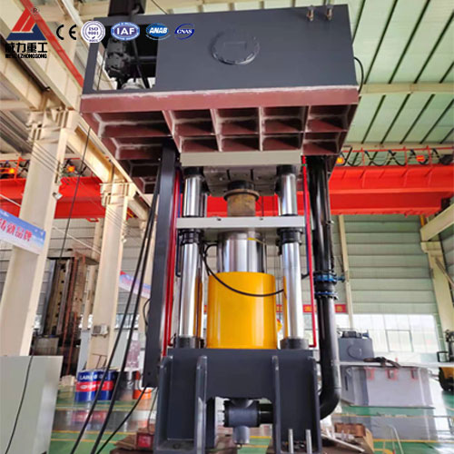 下頂式800噸四柱液壓機（特殊機型定制）