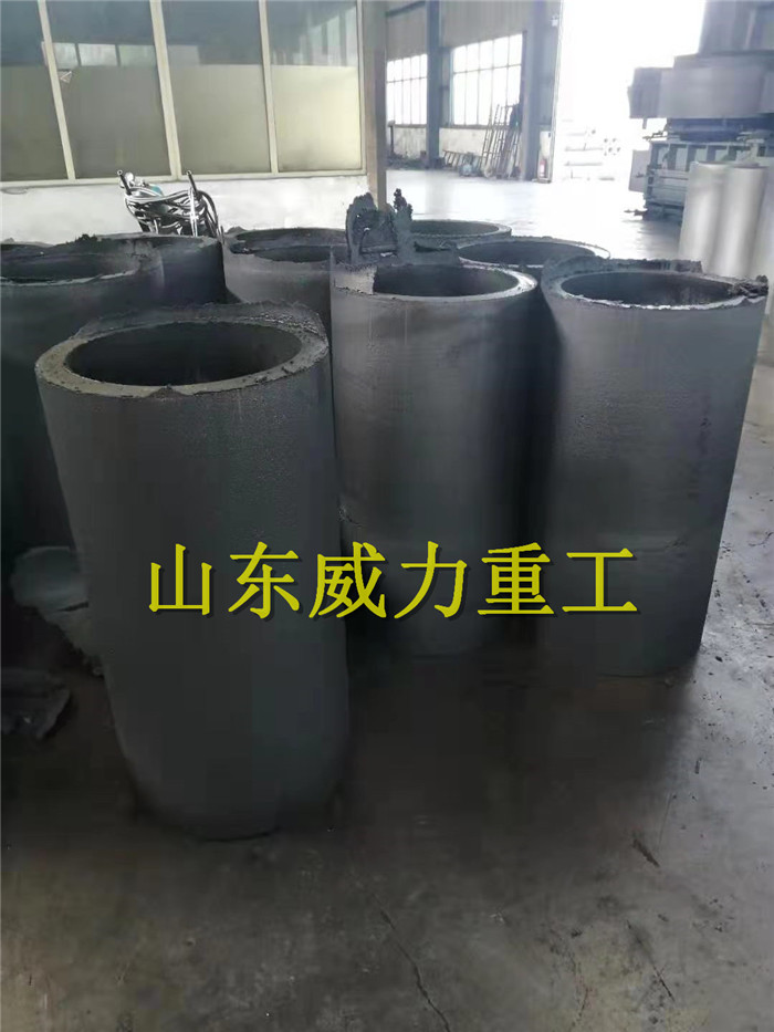 四柱液壓機壓制坩堝成品