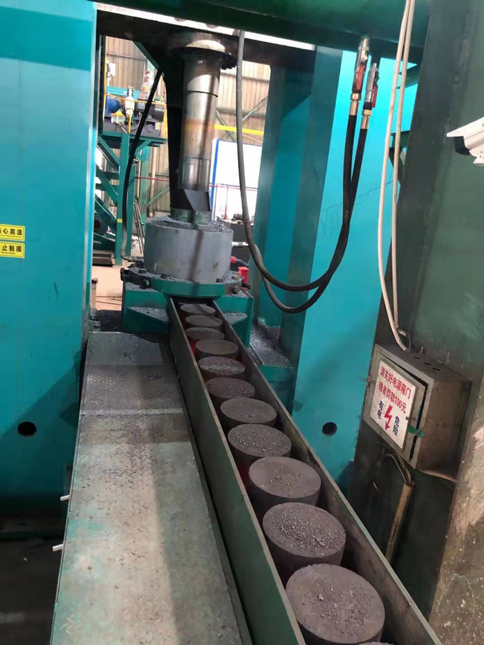 粒子鋼液壓機加工流程